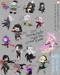 2024 XMas/NY Chibi Doodles 1 2024 XMas/NY Chibi Doodles 1