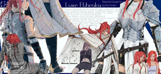 Luxe Etheska Character Sheet Luxe Etheska Character Sheet